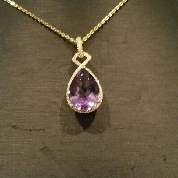 Amethyst pendant ❤❤ - Picture 3 of 4